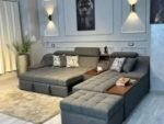⁦ركنة مودرن متعددة الاستخدام الطيارة – سرير وصحارة – 3×2 متر – "جاليري العراقي للأثاث"⁩ - الصورة ⁦2⁩