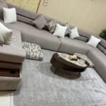 ركنة مودرن 4 قطع اسفنج 38 من خشب زان طبيعي بمقاس كبير