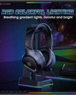 ⁦سماعة رأس سلكية للألعاب RGB أونيكوما X31 مع ميكروفون - أسود⁩ - الصورة ⁦4⁩