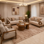 أنترية كلاسيك خشب زان طبيعي - 4 قطعة