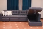 ركنة مودرن سرير صحارة تخزين من خشب زان مقاس 3×2 متر