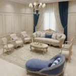 صالون دمياطي عصري - 2 كنبة- 2فوتية - بانكيت