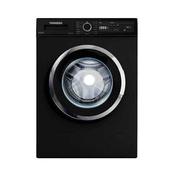 0033695_tornado-washing-machine-fully-automatic-6-kg-black-twv-fn68bkoa_600 غسالة ملابس تورنيدو فول أوتوماتيك 6 كجم ، أسود - TWV-FN68BKOA - الصورة 1