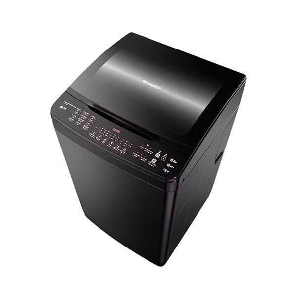 0050711_sharp-washing-machine-15-kg-ddm-inverter-pump-black-es-td15gbkp_600 غسالة ملابس شارب 15 كجم تحميل علوي DDM انفرتر بطلمبة أسود ES-TD15GBKP - الصورة 1