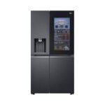 ⁦ثلاجة ال جي مع InstaView ThinQ™‎ الجديدة 4 باب سعة 635 لتر - لون أسود GC-X257CQEW⁩ - الصورة ⁦2⁩