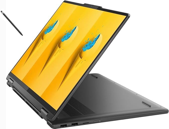 51vatyX+JQL._AC_SX679_ لينوفو لاب توب يوجا ، بمعالج انتل i5-1335U 10C الجيل 13، شاشة 16 بوصة، وذاكرة رام 8 جيجابايت - الصورة 1