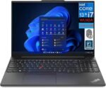 ⁦لينوفو لاب توب ثينك باد E16 الجيل الأول (انتل i7-1355U 10-كور، شاشة 16 بوصة 60 هرتز UXGA (1920x1200)، ايريس Xe، ذاكرة RAM 40GB، 1TB M.2 2242 PCIe SSD، ويندوز 11 برو) مع شنطة ظهر⁩ - الصورة ⁦3⁩