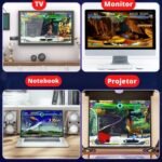 ⁦عصا تلفزيون ذكية لألعاب الفيديو بدقة 4K، وحدات تحكم ألعاب الفيديو، 10,000 لعبة، 32 جيجابايت⁩ - الصورة ⁦2⁩