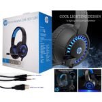 ⁦سماعة رأس ستريو للألعاب DHE-8011UMبتأثير إضاءة LED مع ميكروفون⁩ - الصورة ⁦4⁩
