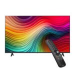 شاشة ال جي مقاس 65 بوصةLG NanoCell AI NANO80 4K الذكي المدعوم بجهاز التحكم AI Magic remote وميزة HDR10 وواجهة webOS24 موديل 65NANO80T6A