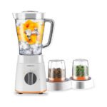 ⁦خلاط كينوود بـ 2 مطحنة، 500 وات، 2 لتر، ابيض - BLP15.360WH⁩ - الصورة ⁦2⁩