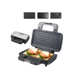 ⁦ساندوتش ميكر سوكاني 3 في 1، 1000 وات ، SK-BBQ-835 - اسود⁩ - الصورة ⁦3⁩