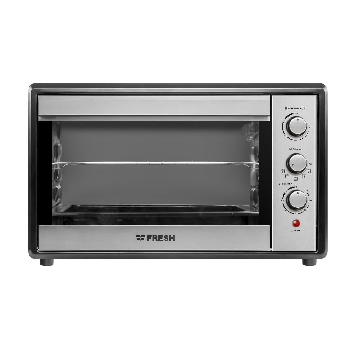 oven_48_l_ فرن فريش اسود 48 لتر برومو شواية ومروحة - الصورة 1