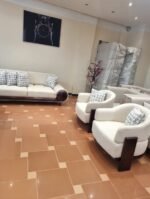 ⁦أنترية مودرن خشب زان طبيعي - 4 قطعة اللون الابيض⁩ - الصورة ⁦3⁩