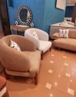 ⁦أنترية مودرن خشب زان طبيعي - 4 قطعة⁩ - الصورة ⁦3⁩
