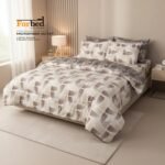 ⁦لحاف مايكرو فايبر ( دبل مطبوع) من فوربد 240 سم * 240 سم – 3 قطعة⁩ - الصورة ⁦4⁩