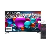 شاشة ال جي 50 بوصة سمارت بدقة 4K UHD مزودة برسيفر داخلي – UA85006LA