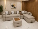 ركنة مودرن سرير دمياطي – 2 قطعة – بوف ترابيزة – كوب هولدر – يو اس بي – 3*2 م