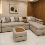 ركنة مودرن سرير دمياطي – 2 قطعة – بوف ترابيزة – كوب هولدر – يو اس بي – 3*2 م