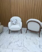 ⁦أنترية مودرن دمياطي خشب زان طبيعي – 4 قطعة⁩ - الصورة ⁦3⁩