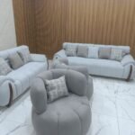 أنترية مودرن دمياطي خشب زان طبيعي – 4 قطعة