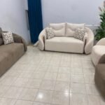 أنترية دمياطي مودرن فاخر – 2 كنبة + 2 كرسي فوتيه | صناعة دمياط الأصلية