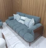 ⁦أنترية مودرن دمياطي خشب زان طبيعي – 4 قطعة⁩ - الصورة ⁦2⁩