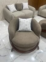 ⁦أنترية مودرن دمياطي خشب زان طبيعي – 4 قطعة⁩ - الصورة ⁦3⁩