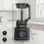 ⁦محضر طعام نينجا Stealth IQ – خلاط وقاطع طعام احترافي مع تقنية BlendSense – قدره 800 واط – إبريق 2.1 لتر – 3 أكواب فردية – أسود – QX401⁩ - الصورة ⁦12⁩