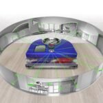⁦مكنسة كهربائية روبوت ذكية من دايسون 360 Vis Nav – أقوى شفط ذكي برؤية 360° – أزرق⁩ - الصورة ⁦8⁩
