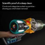⁦مكنسة دايسون V12s Detect Slim – تنظيف ذكي للأرضيات الصلبة وشعر الحيوانات – 0.5 لتر – متعدد اللون⁩ - الصورة ⁦5⁩