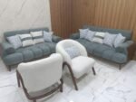 أنترية مودرن دمياطي خشب زان طبيعي – 4 قطعة