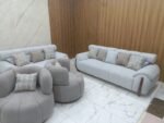 ⁦أنترية مودرن دمياطي خشب زان طبيعي – 4 قطعة⁩ - الصورة ⁦4⁩