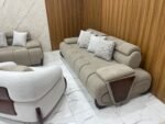 أنترية مودرن دمياطي خشب زان طبيعي – 4 قطعة