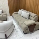 أنترية مودرن دمياطي خشب زان طبيعي – 4 قطعة