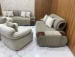 أنترية مودرن دمياطي خشب زان طبيعي – 4 قطعة