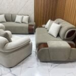 أنترية مودرن دمياطي خشب زان طبيعي – 4 قطعة