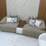 أنترية مودرن دمياطي خشب زان طبيعي – 4 قطعة