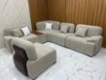 أنترية مودرن دمياطي خشب زان طبيعي – 6 قطعة
