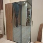 غرفة نوم أطفال وشباب دمياطي مودرن | 2 سرير 120 سم | دولاب 2 متر | خشب زان طبيعي|جاليري العراقي للأثاث