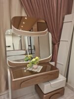 ⁦غرفة نوم أطفال وشباب دمياطي مودرن | 2 سرير 120 سم | دولاب 2 متر | خشب زان طبيعي⁩ - الصورة ⁦4⁩