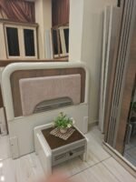 ⁦غرفة نوم أطفال وشباب مودرن خشب زان طبيعي دولاب 2 متر وسريرين 120×195 سم⁩ - الصورة ⁦3⁩